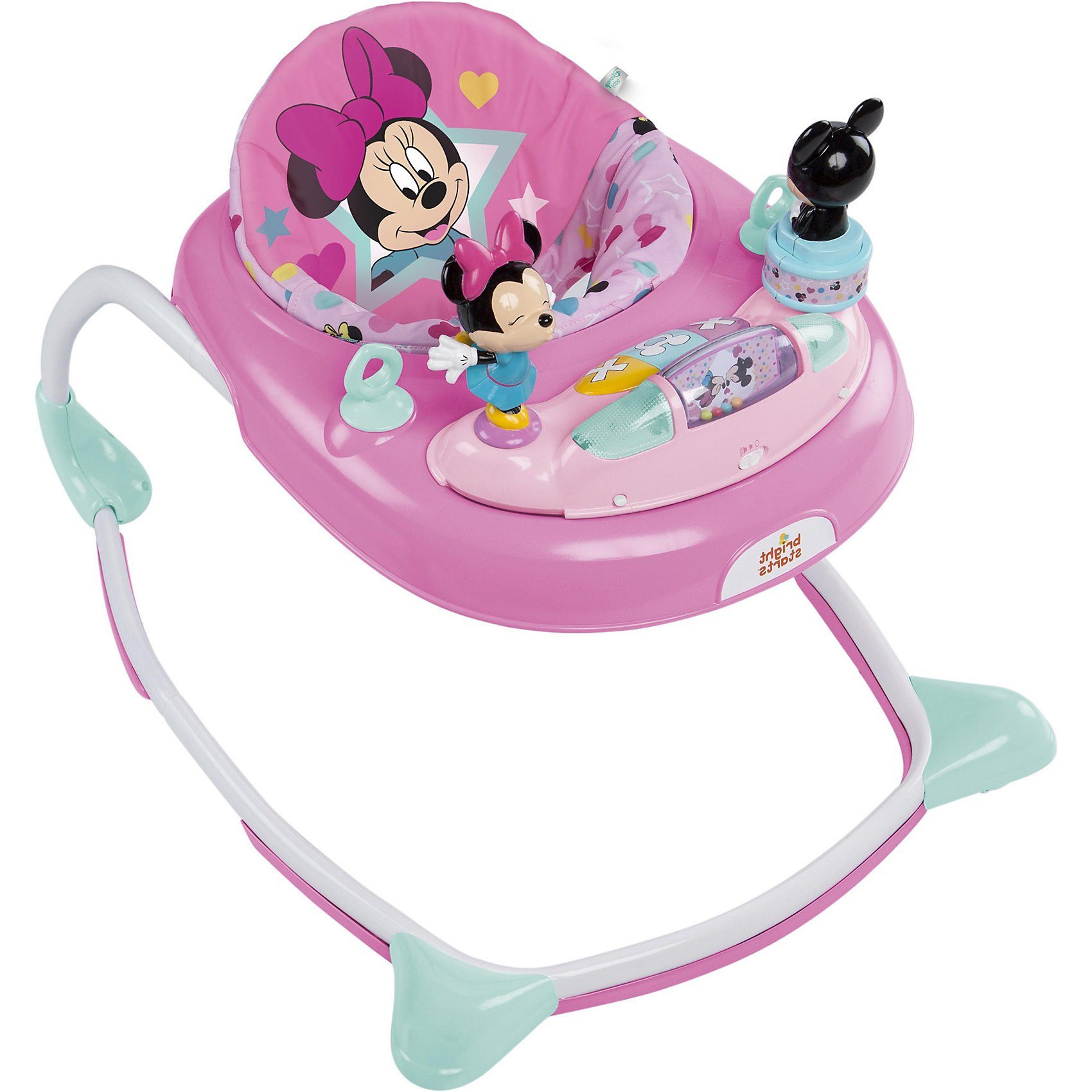 Kids II Lauflernhilfe Stars & Smiles Walker™, Minnie Mouse, pink/wei