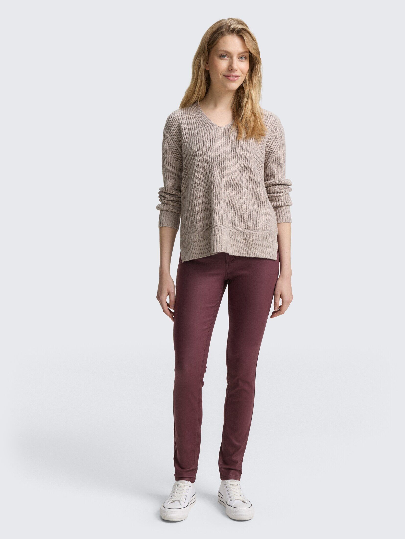 TOM TAILOR Skinny-fit-Jeans Jeanshosen Coated TTLUCIE SKINNY Jeans günstig online kaufen