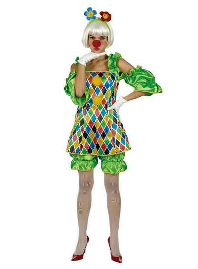 Metamorph Kostüm Freche Clowness, Kurzgeschnittenes Clownskostüm