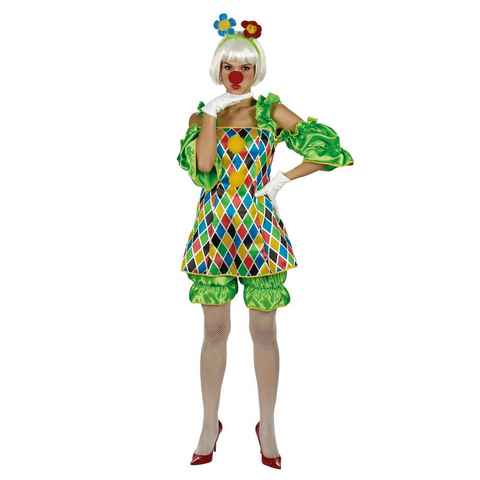 Metamorph Kostüm Freche Clowness, Kurzgeschnittenes Clownskostüm