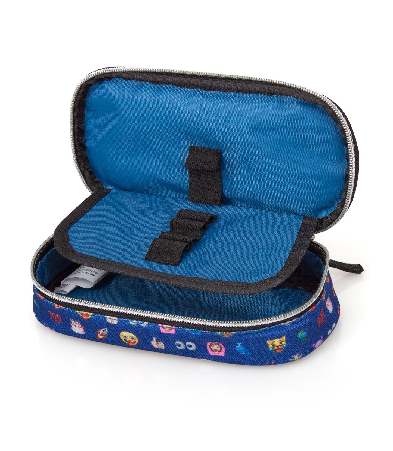 Emoji Federtasche Schlamper Emoji Motiv Friends Faulenzer Federmappe Schlamperrolle