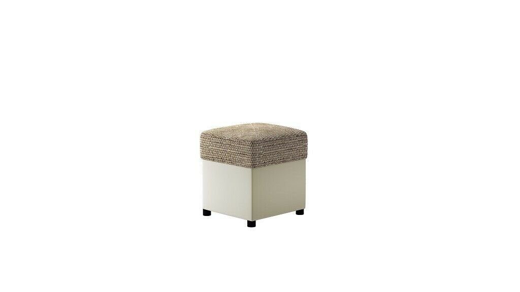 Polster mane Fußhocker Sofa Hocker, Beige Pouf JVmoebel Beistellhocker Hocker man Möbelhocker