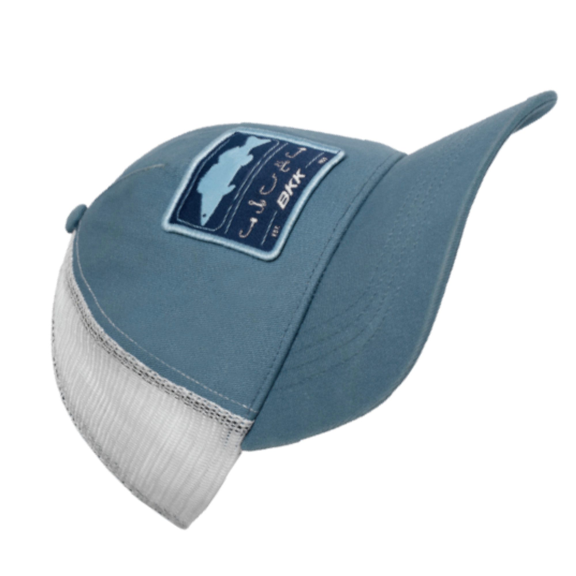 BKK Trucker Cap BKK Zander Trucker Hat-Blue, One Size