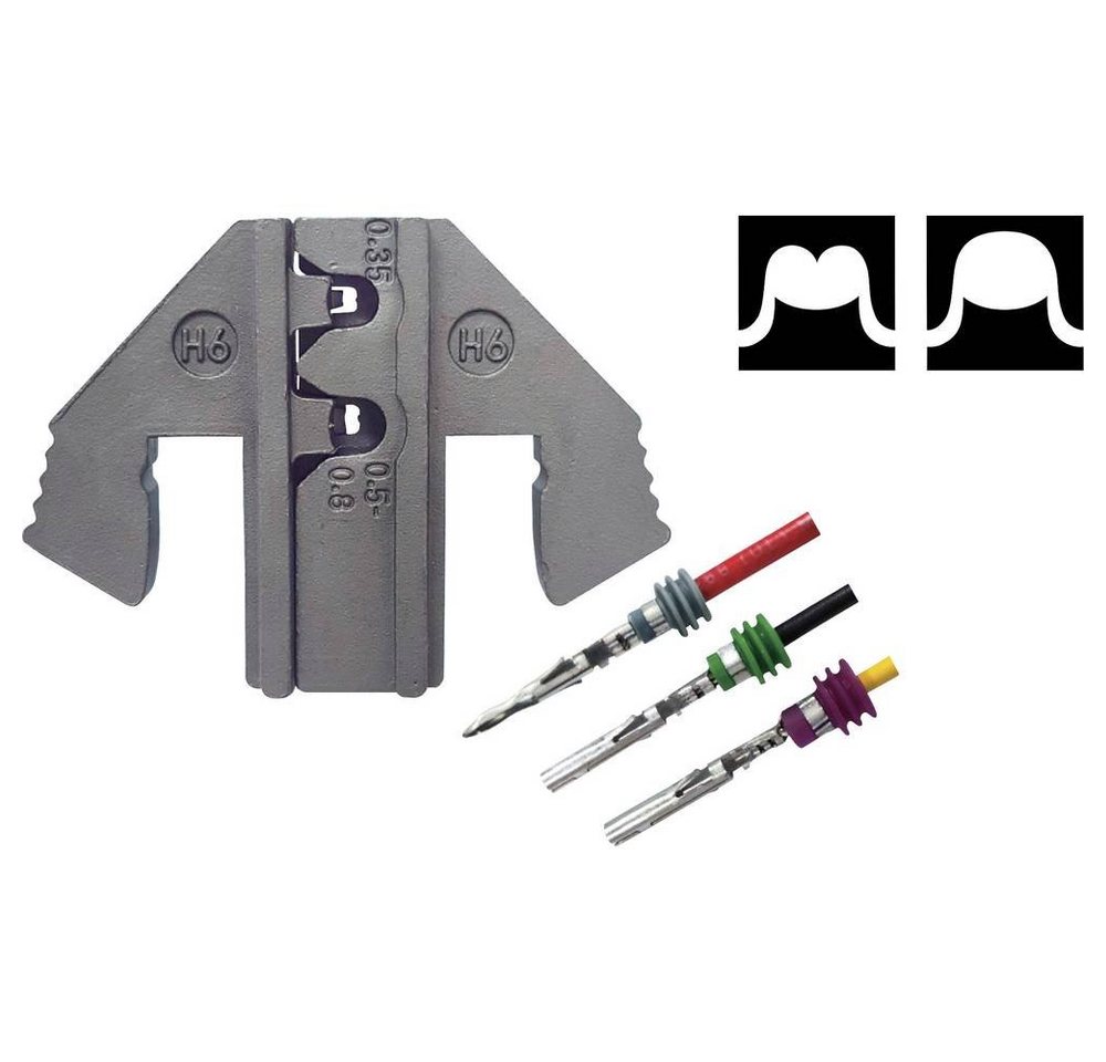 Thumbnail - TOOLCRAFT Crimpzange System-Crimpzangen Set Delphi H6/H7, Inkl. Crimpsortiment mit Koffer