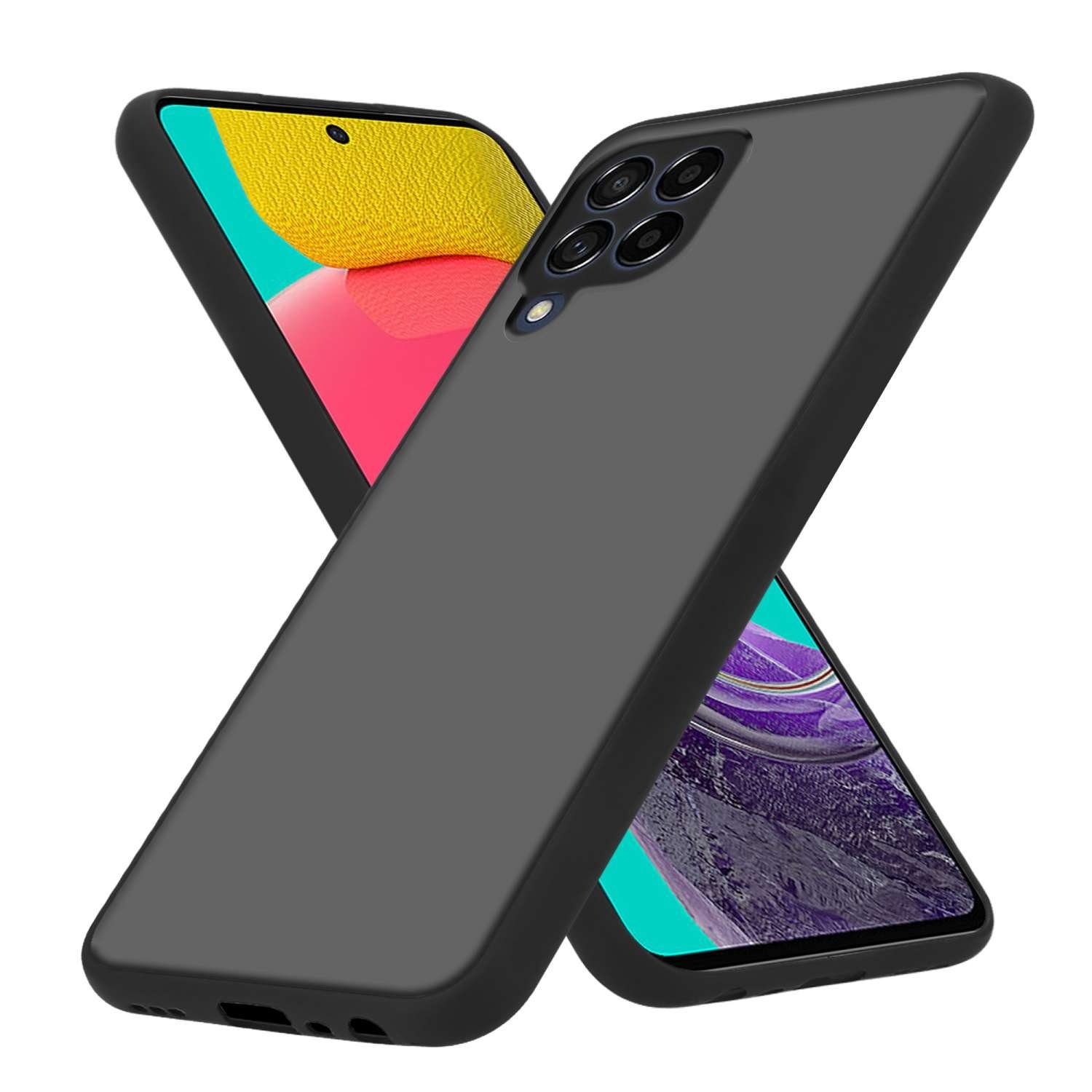 Cadorabo Handyhülle für Samsung Galaxy M53 5G Hülle Samsung Galaxy M53 5G, Handy Schutzhülle - Hülle - Ultra Slim Hard Cover Case - Bumper