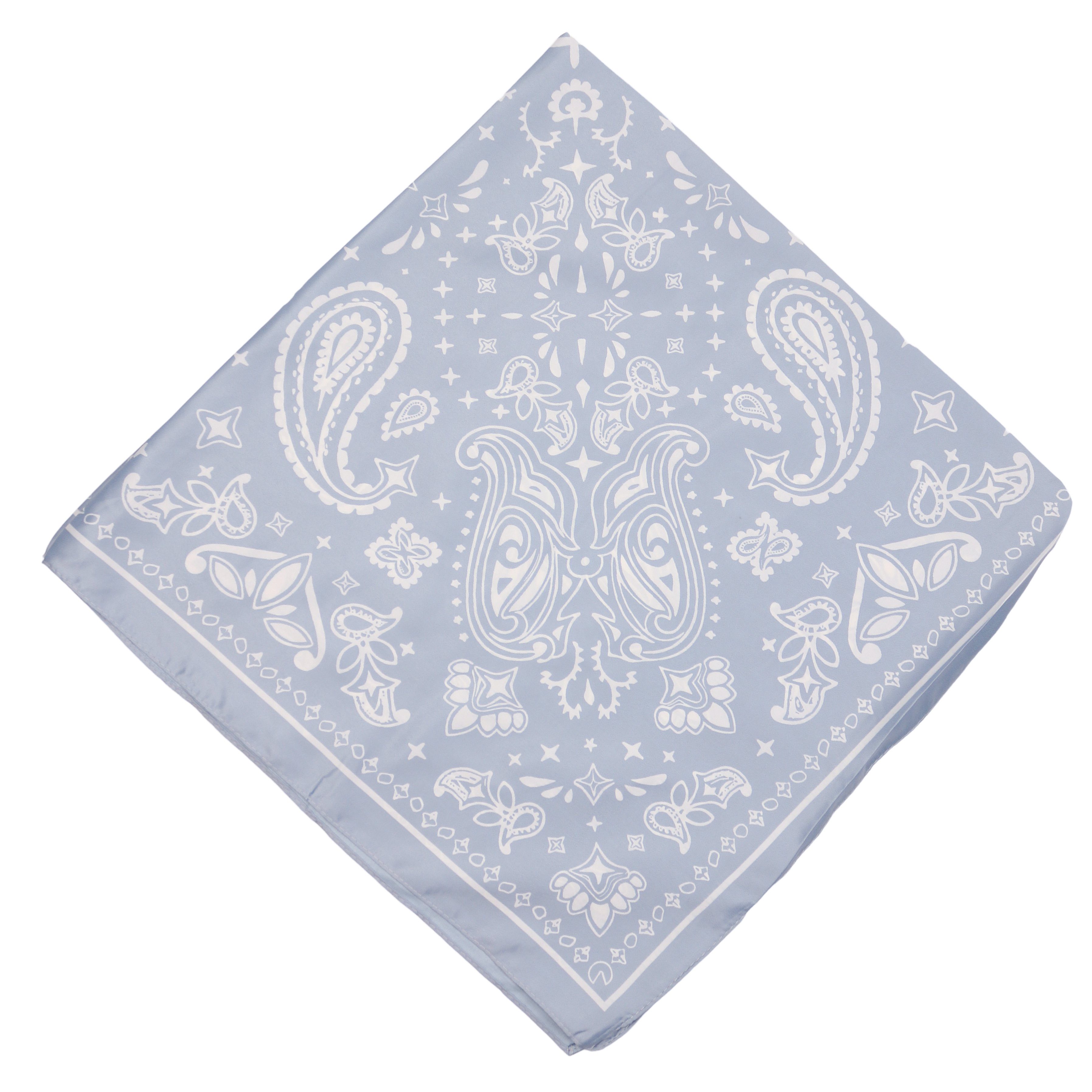MIRROSI Nickituch Damen Bandana Halstuch 70x70 cm aus 100% Viskose, (Paisley Tuch, leichtes Tuch in Herbstfarben), Damen Halstuch deal für Frühling,Sommer, Herbst