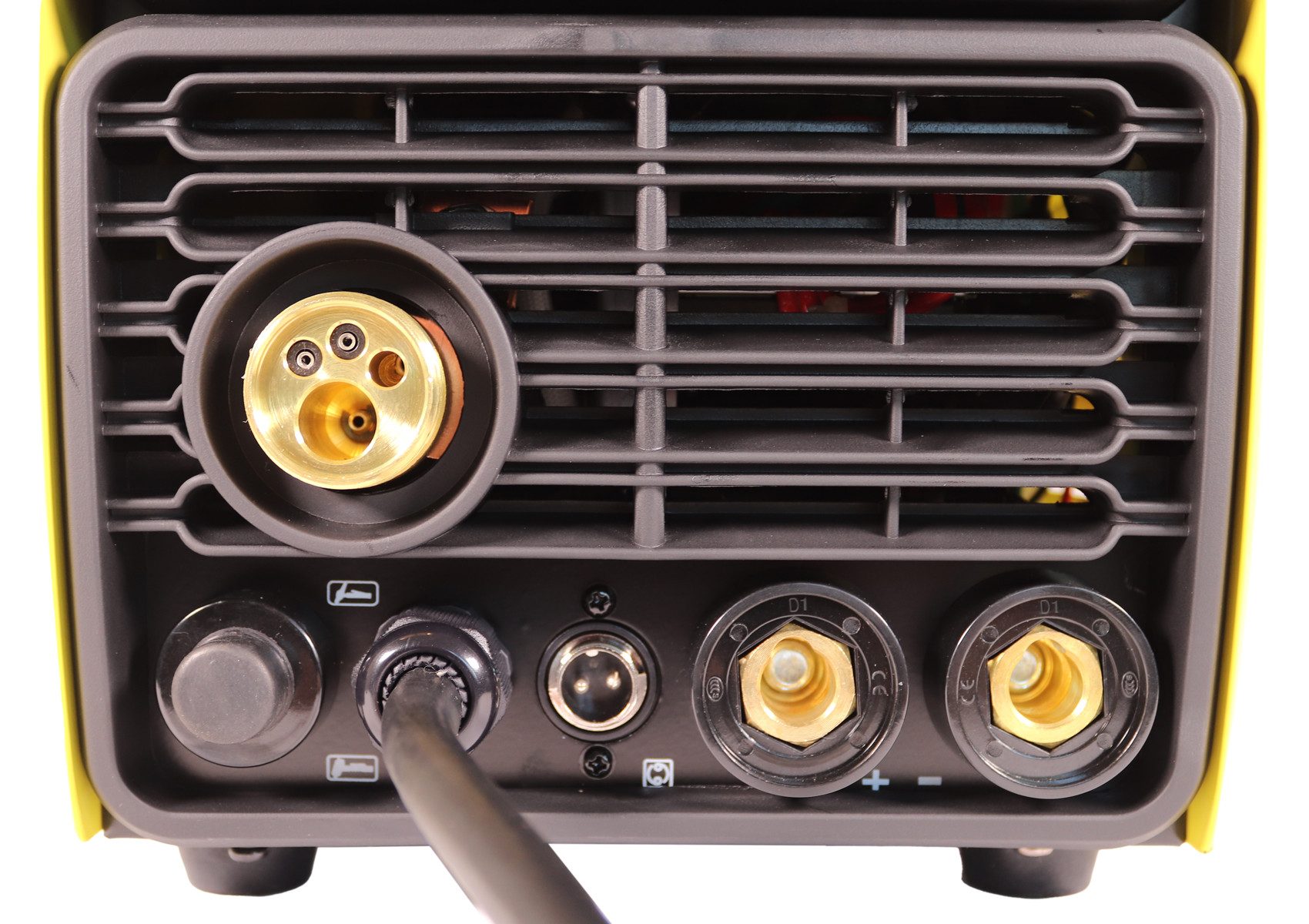WELDINGER Schutzgasschweißgerät Multiprozess-Schweißinverter MWPE 200 HF Combi MIG/MAG WIG Plasma MMA, 25 - 200 A, 7-tlg., HF, Jobspeicher, kompletter Brennersatz, WIG-Parameter regelbar