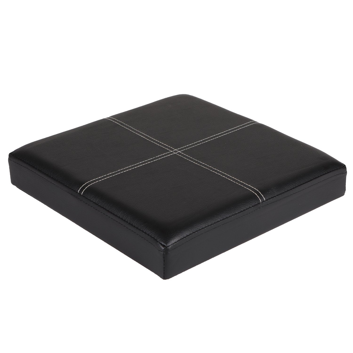 Home4Living Sitztruhe Sitzbox Sitzwürfel Leder schwarz günstig online kaufen