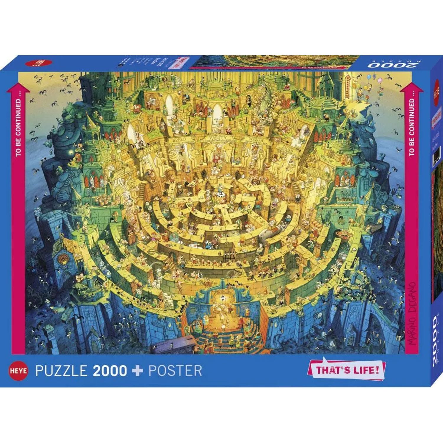 HEYE Puzzle Deep Down - Puzzle 2000 Teile, 2000 Puzzleteile