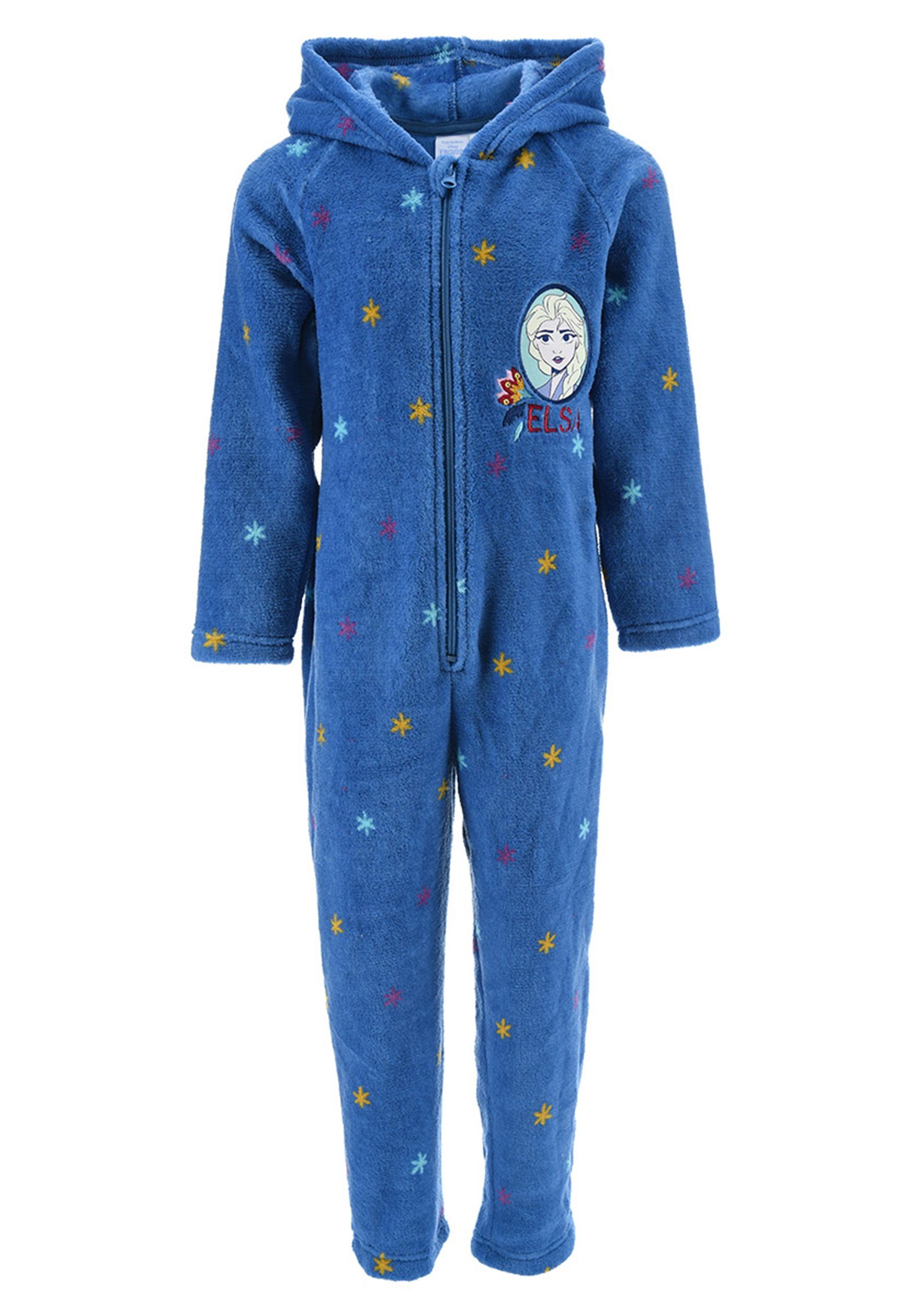 Disney Frozen Schlafanzug Elsa Schlaf Overall Pyjama langarm Nachtwäsche