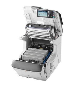 OKI MC883 Multifunktionsdrucker, (kein WLAN, automatischer Duplexdruck)