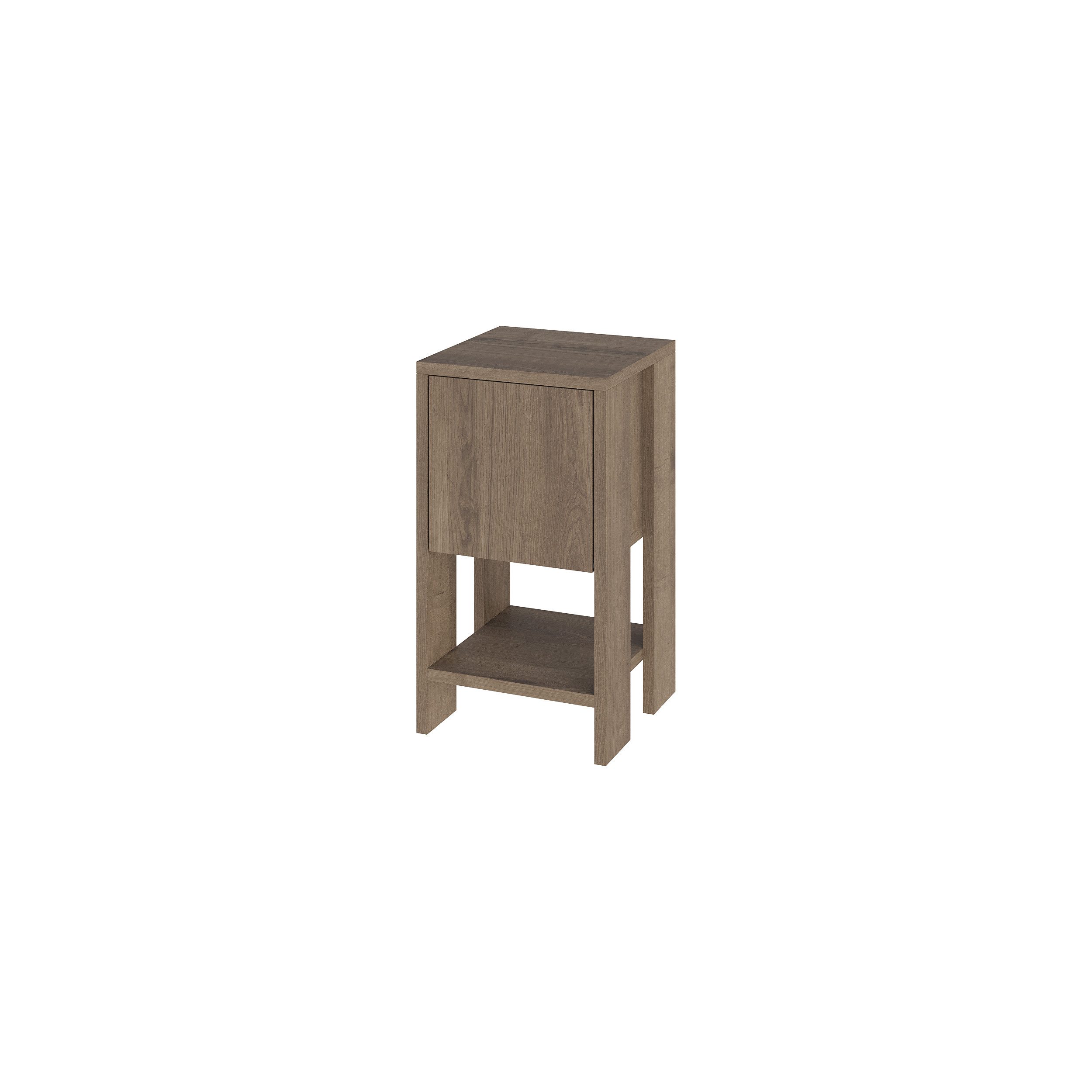 Decortie Nachttisch Ema, Modern Nachttisch, 30 x 30 x 55 cm, Schlafzimmermöbel
