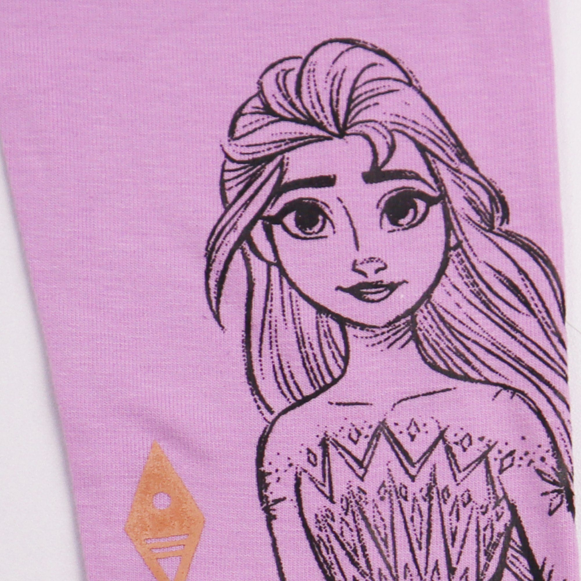 Disney Frozen Leggings Die Eiskönigin Elsa und Anna Mädchen Kinder Leggings Gr. 104 bis 134