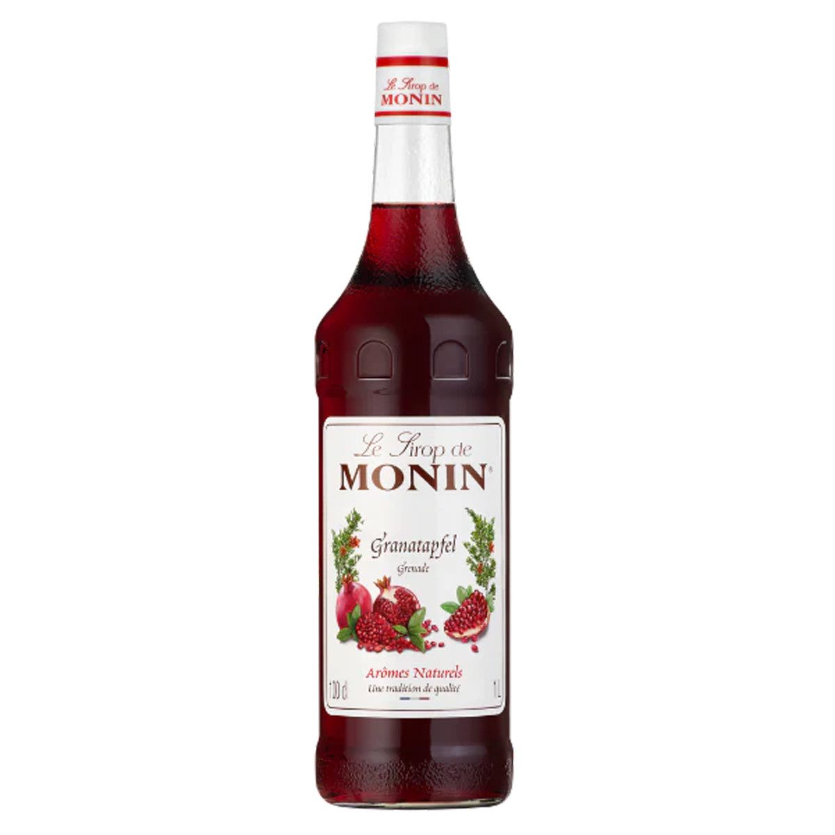 MONIN Getränke-Sirup, Monin Granatapfel Sirup natuerliche Aromen fruchtig fein herb 1000 ml