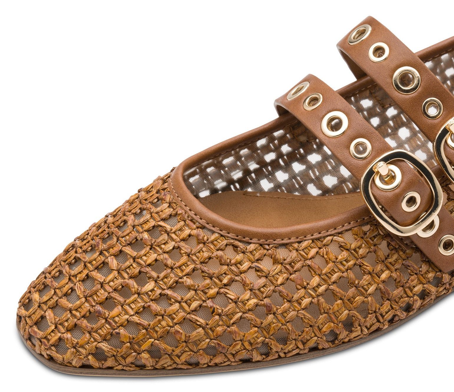 Tamaris Riemchenballerina, Businessschuh, Frühlingsschuh mit zwei verstellbaren Schnallen