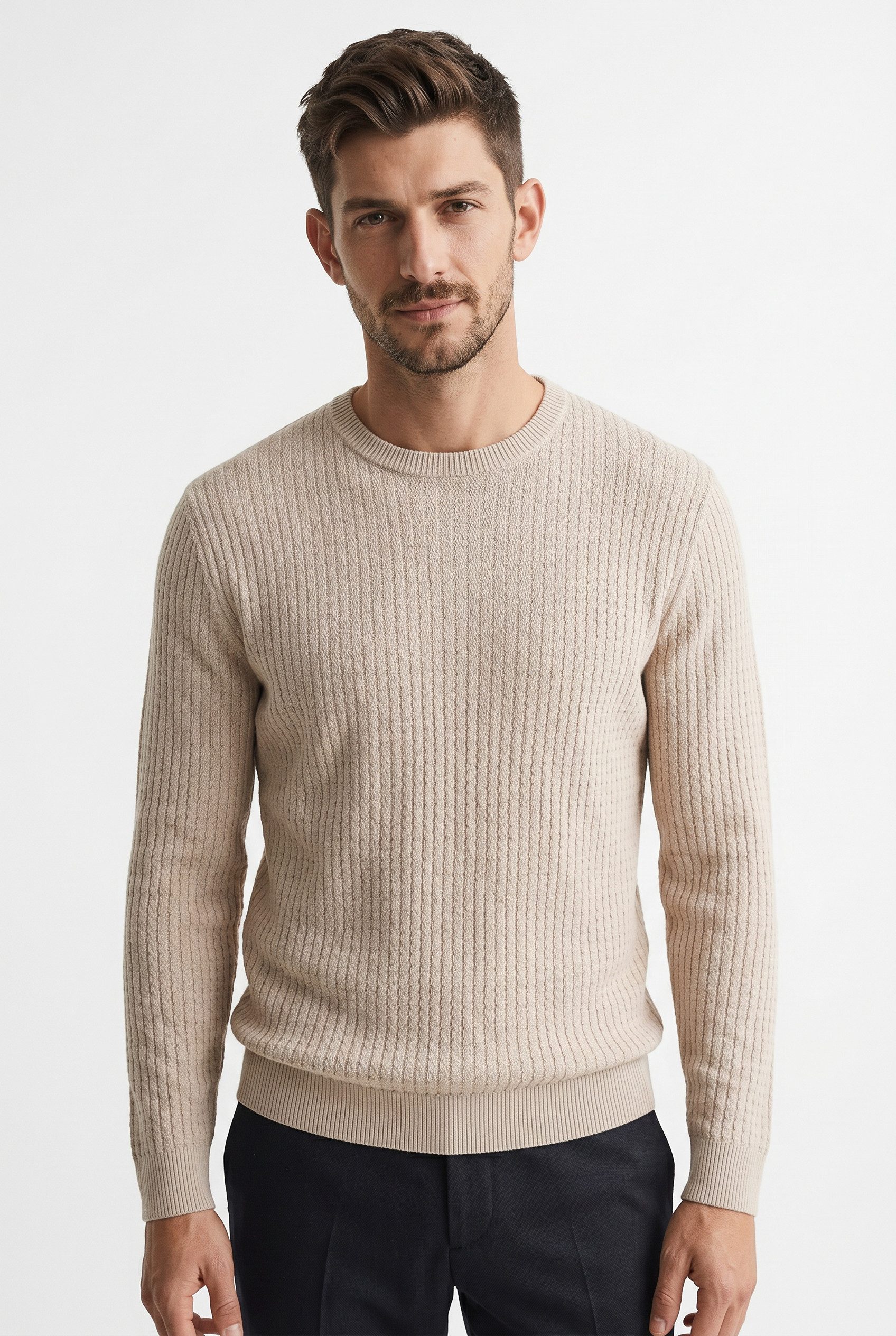 Strickpullover JPRBLUBARKLEY KNIT CREW NECK CH