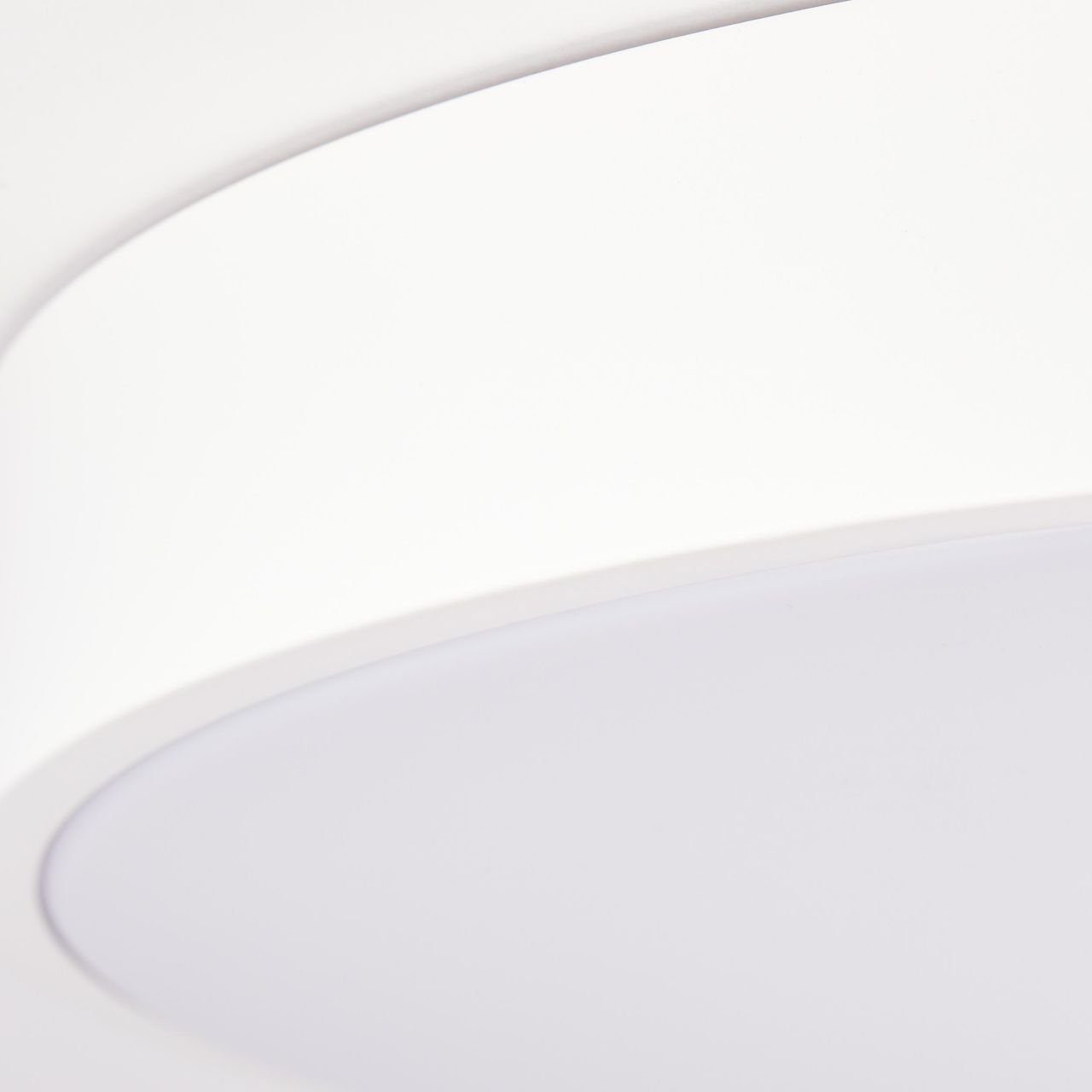 Slimline, LED 3600-6500K, sand/weiß, 49cm Deckenleuchte und Lampe, Brilliant Wand- Deckenleuchte Slimline Metall/Kun