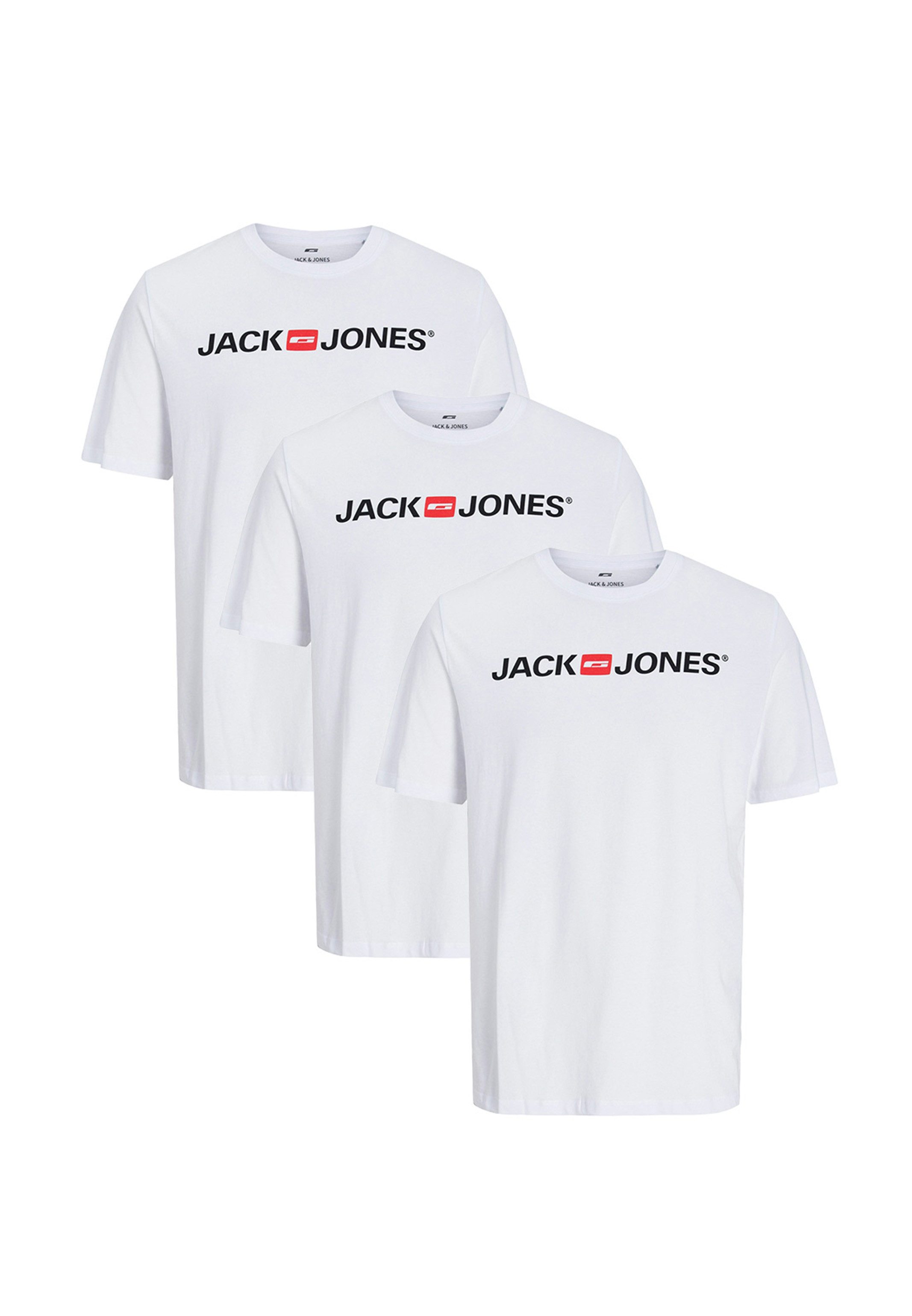 Jack & Jones T-Shirt 3er Pack günstig online kaufen