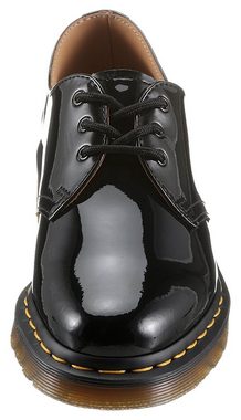 DR. MARTENS 1461 3 Eye Shoe black Patent Lamper Schnürschuh in Glanzoptik, Freizeitschuh, Halbschuh, Schnürschuh