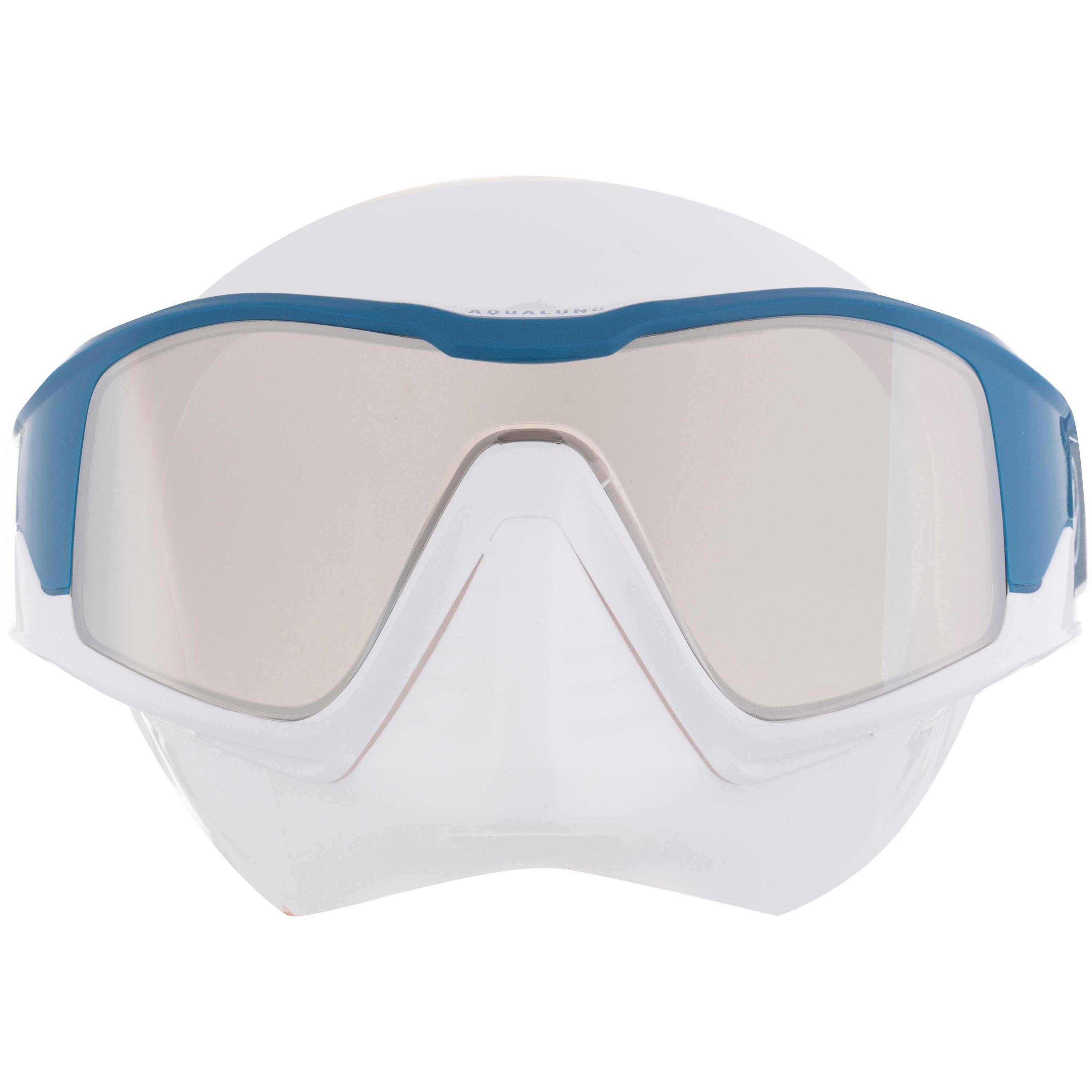 Aqua Sport white-petrol Lung Vita Taucherbrille