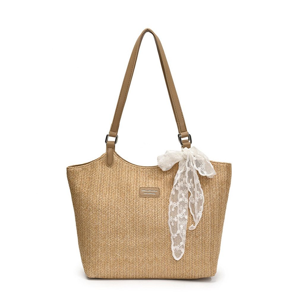 RWEUOQ Strandtasche Schultertasche Umhängetasche aus Stroh günstig online kaufen