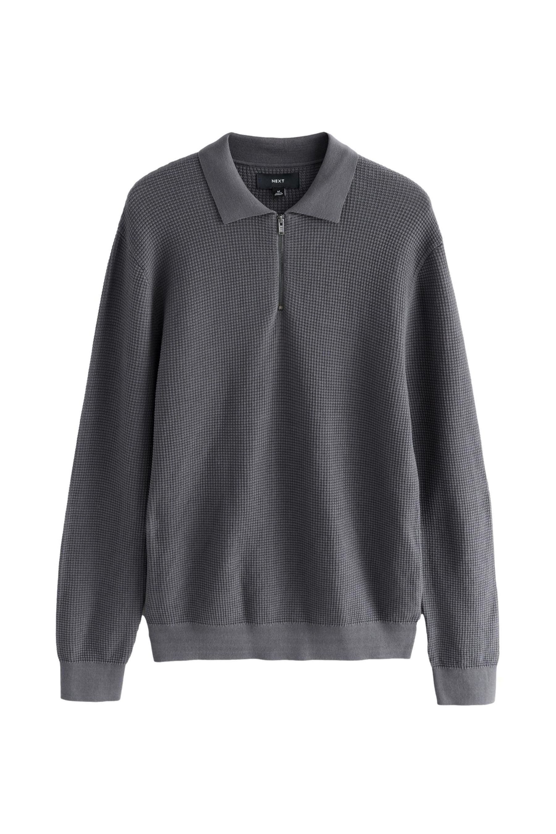 Next Langarm-Poloshirt Regular Fit Strick-Poloshirt mit günstig online kaufen