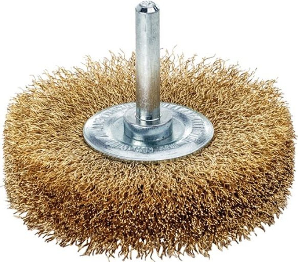 Lessmann Draht LESSMANN 413542 Rundbürste Ø 30 mm Drahtstärke 0,2 mm Messing 5 mm