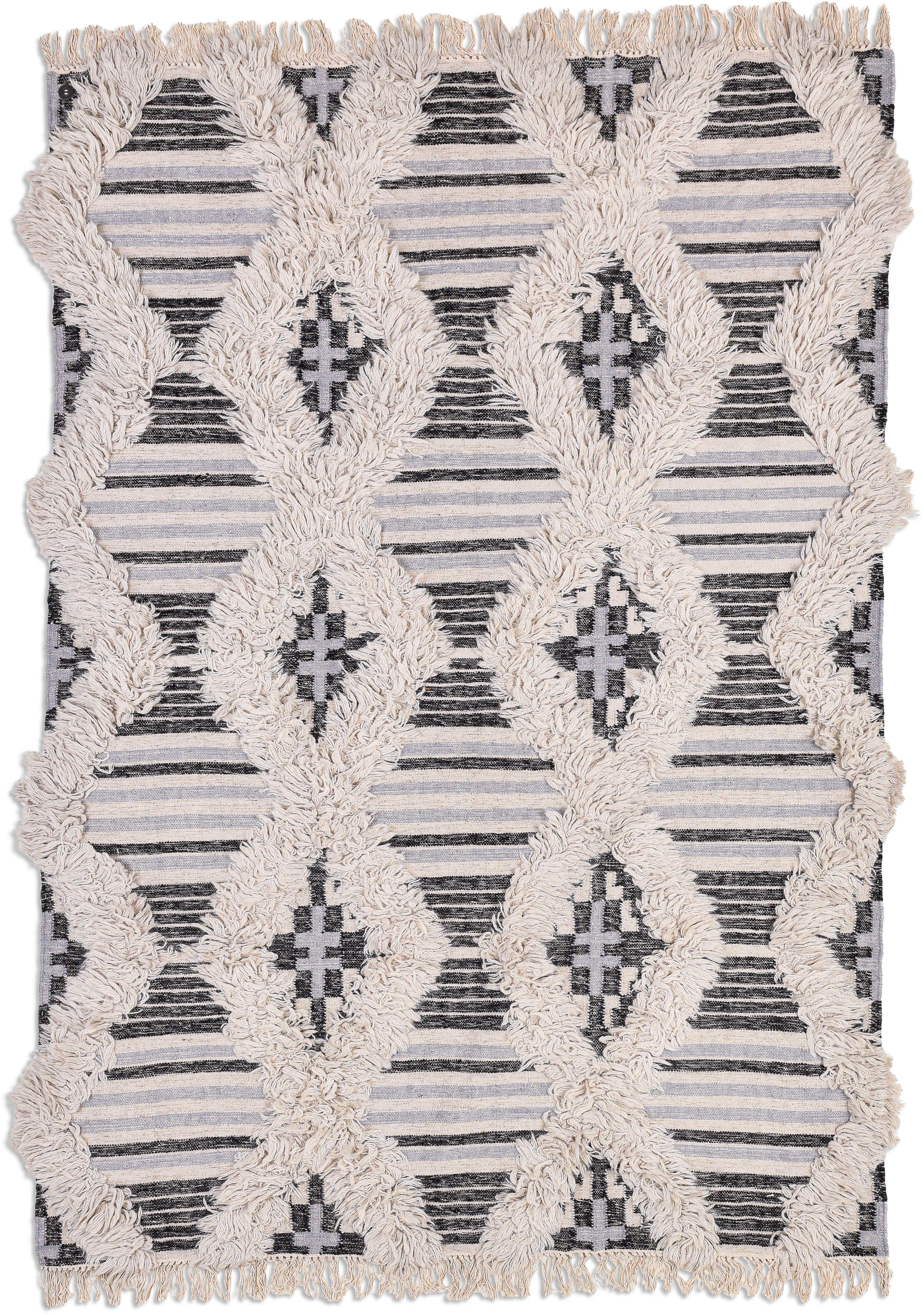 TOM TAILOR HOME Teppich Cozy Kelim, rechteckig, Höhe: 5 mm, handgewebt, mit Fransen, Boho-Style. Reduzierter Preis € 114,99. Unverbindliche Preisempfehlung € 159,00