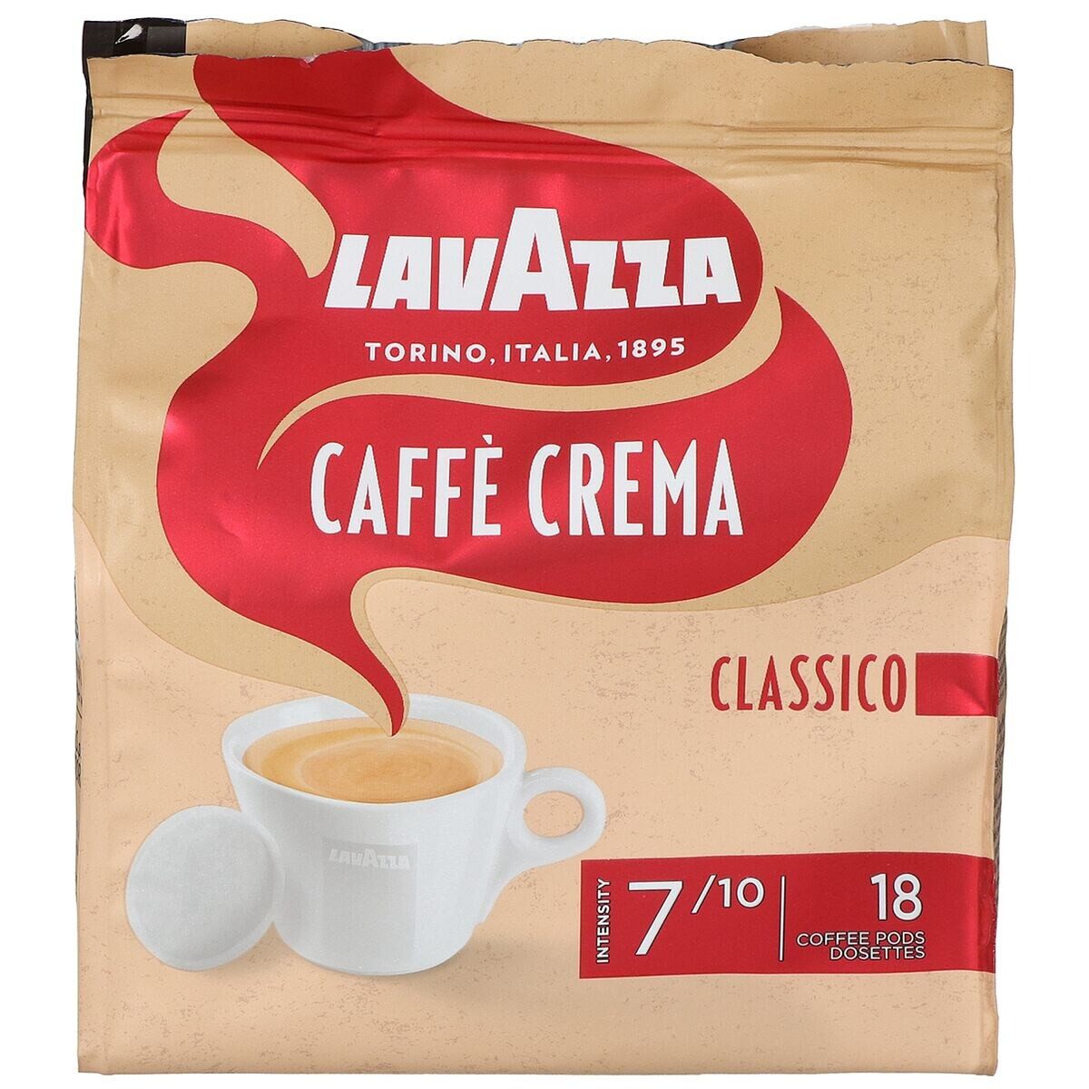 Lavazza Kaffee Caffè Crema Classico, 18 Kaffeepads