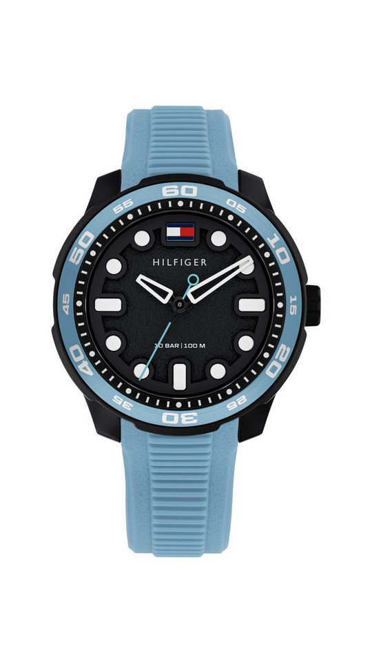 Tommy Hilfiger Quarzuhr TH-REGATTA 1720056, Armbanduhr, Damenuhr, Herrenuhr, Silikonarmband, analog