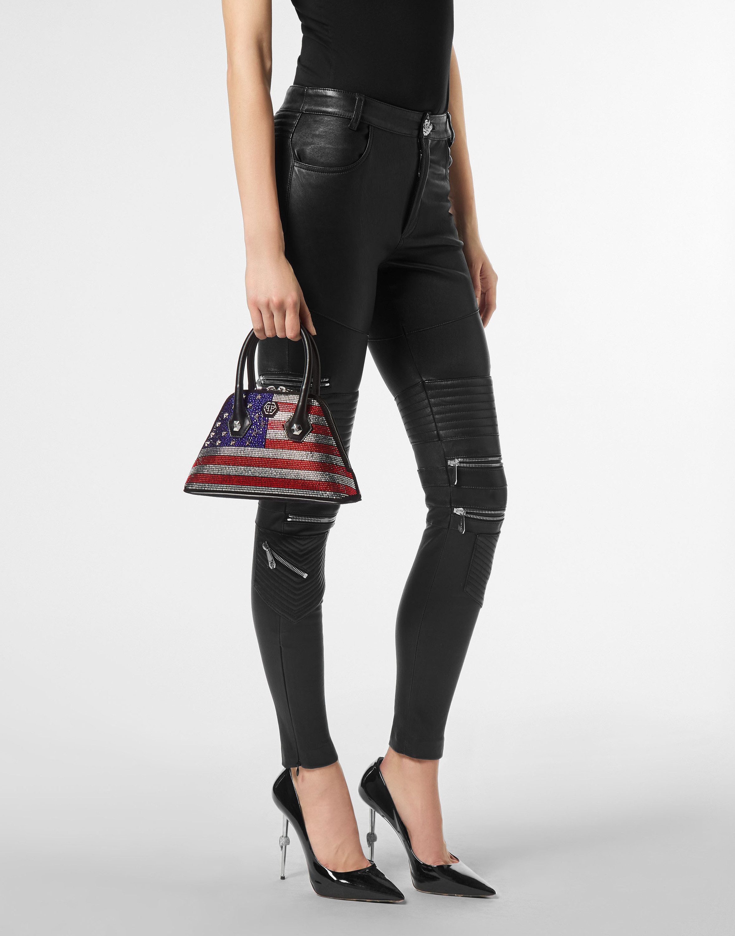 PHILIPP PLEIN Handtasche Henkel Tasche
