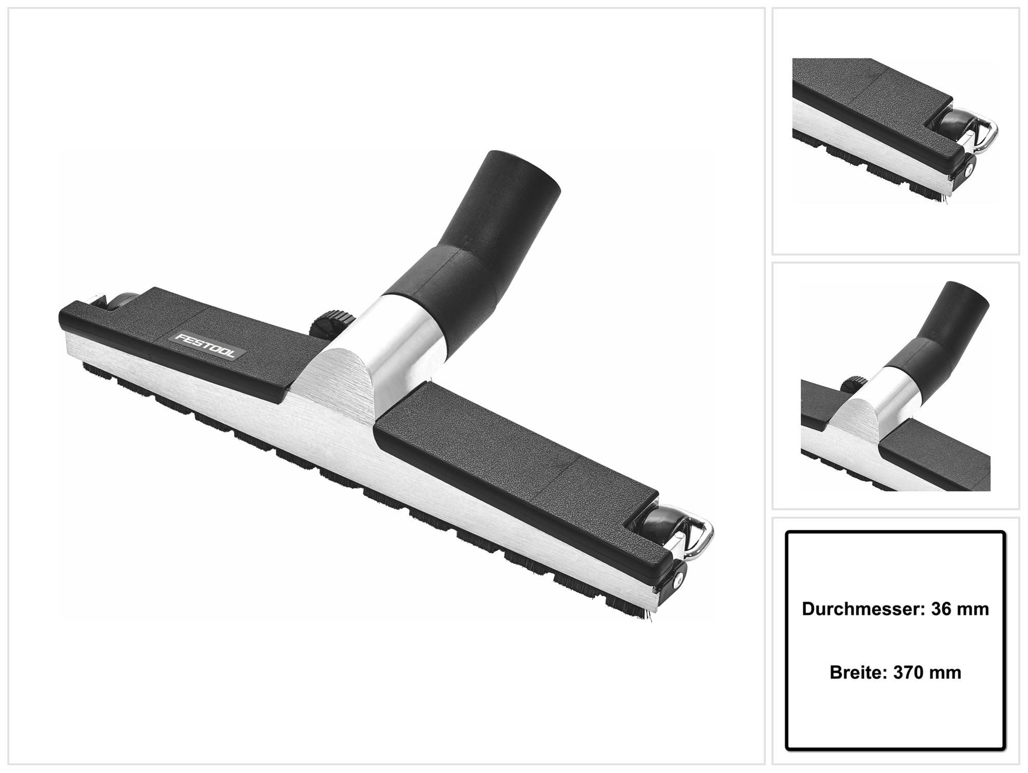 FESTOOL Staubabsauger D 36 BD 370 Industrie Bodendüse Aluminium 370 mm (452908)