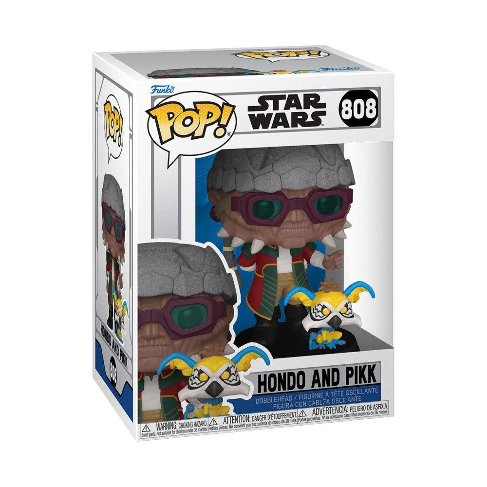 Funko Merchandise-Figur Star Wars POP! Vinyl Wackelkopf-Figur Hondo and Pikk 9 cm