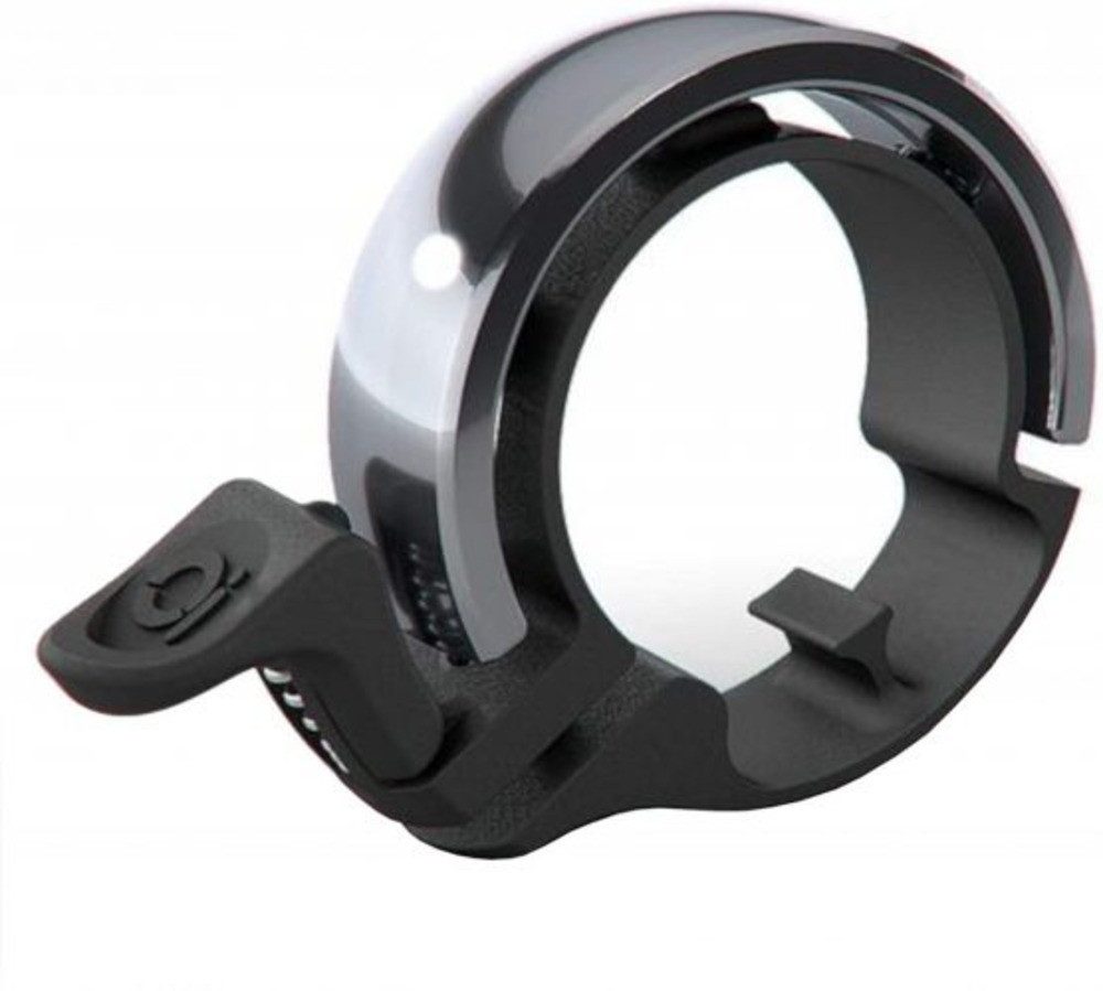 Knog Fahrradklingel Knog OI Classic Large, 23.8 - 31.8 mm, polished silver