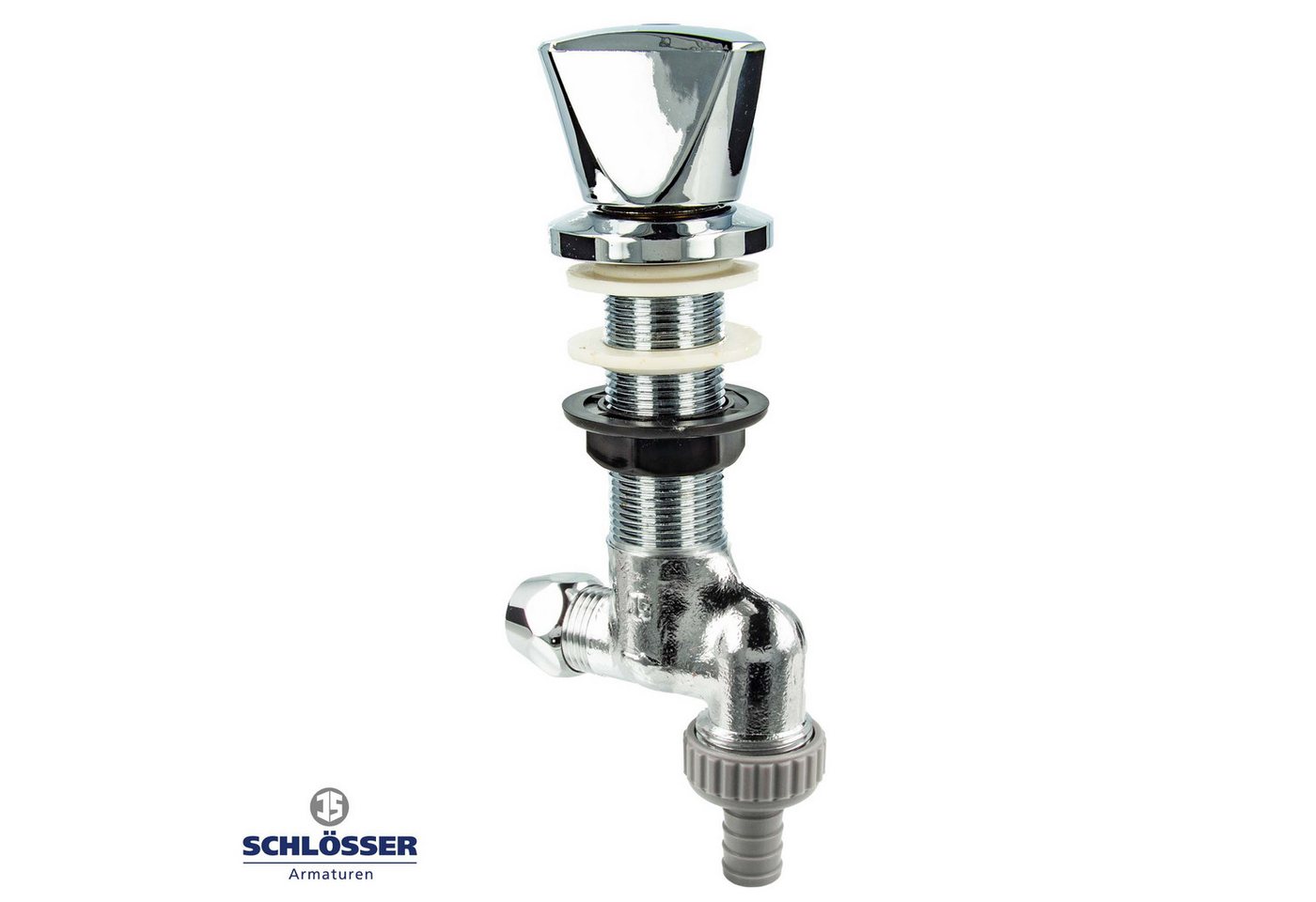 Thumbnail - Schlösser Geräteventil Waschgeräte-Untertischventil mit Rückflussverhinderer, 1/2 Zoll QV