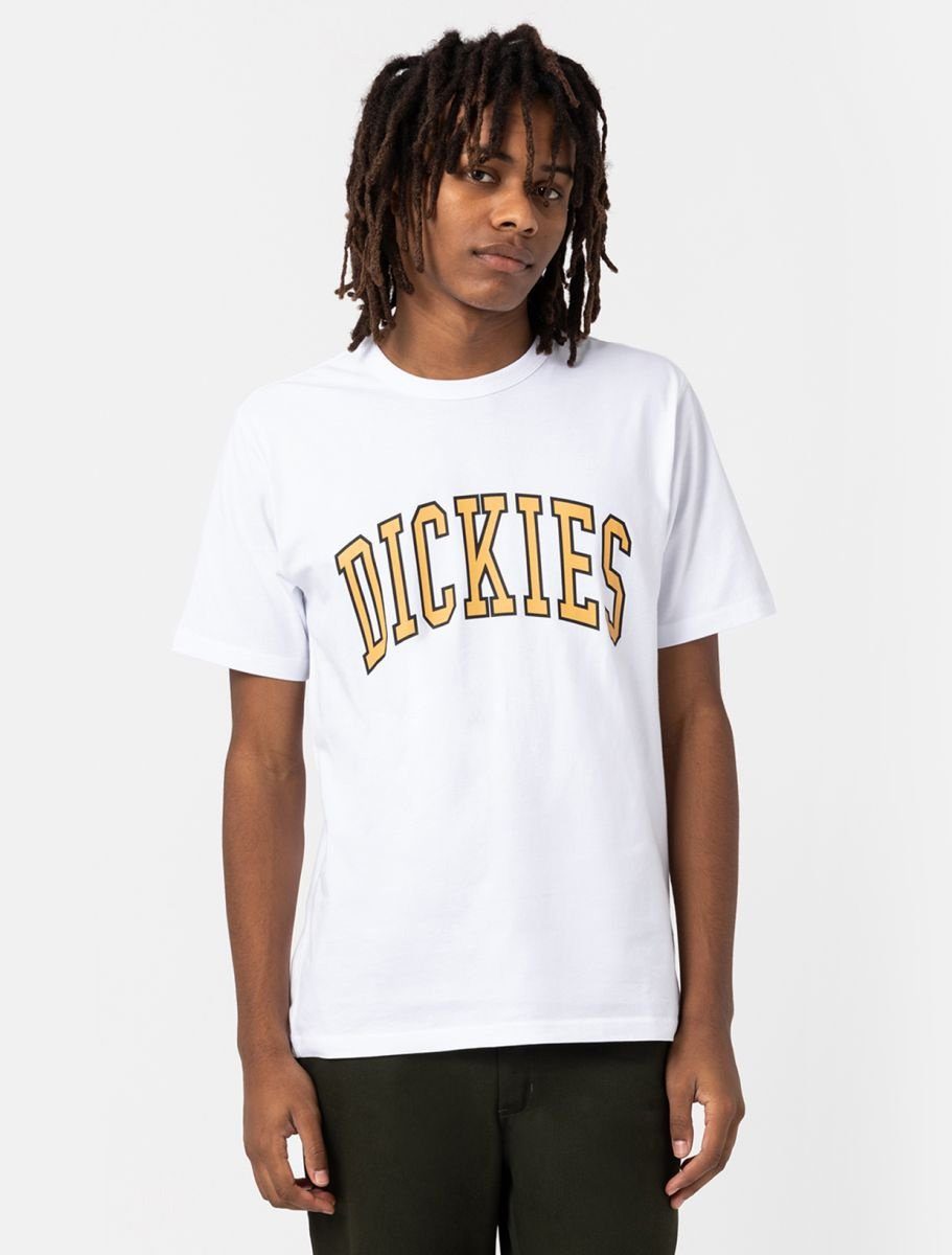 Aitkin Dickies T-Shirt gold Adult Herren white/honey Dickies T-Shirt