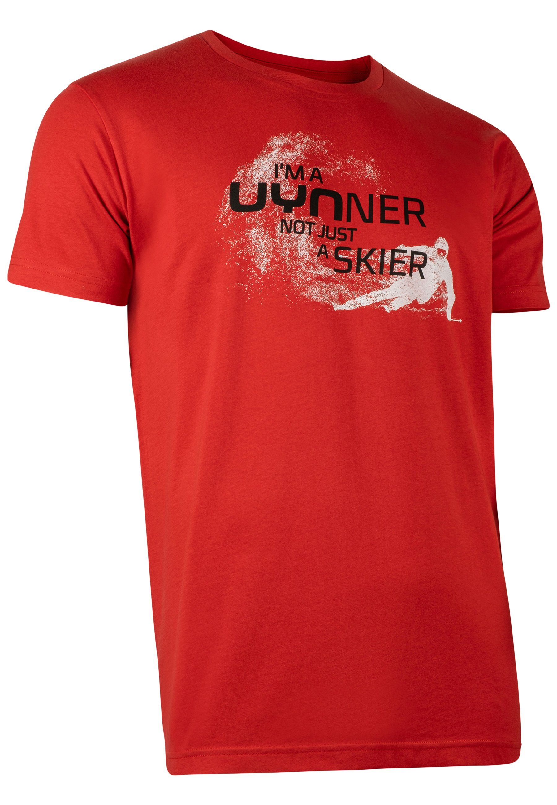 (1-tlg) T-Shirt rot Skier Club UYN