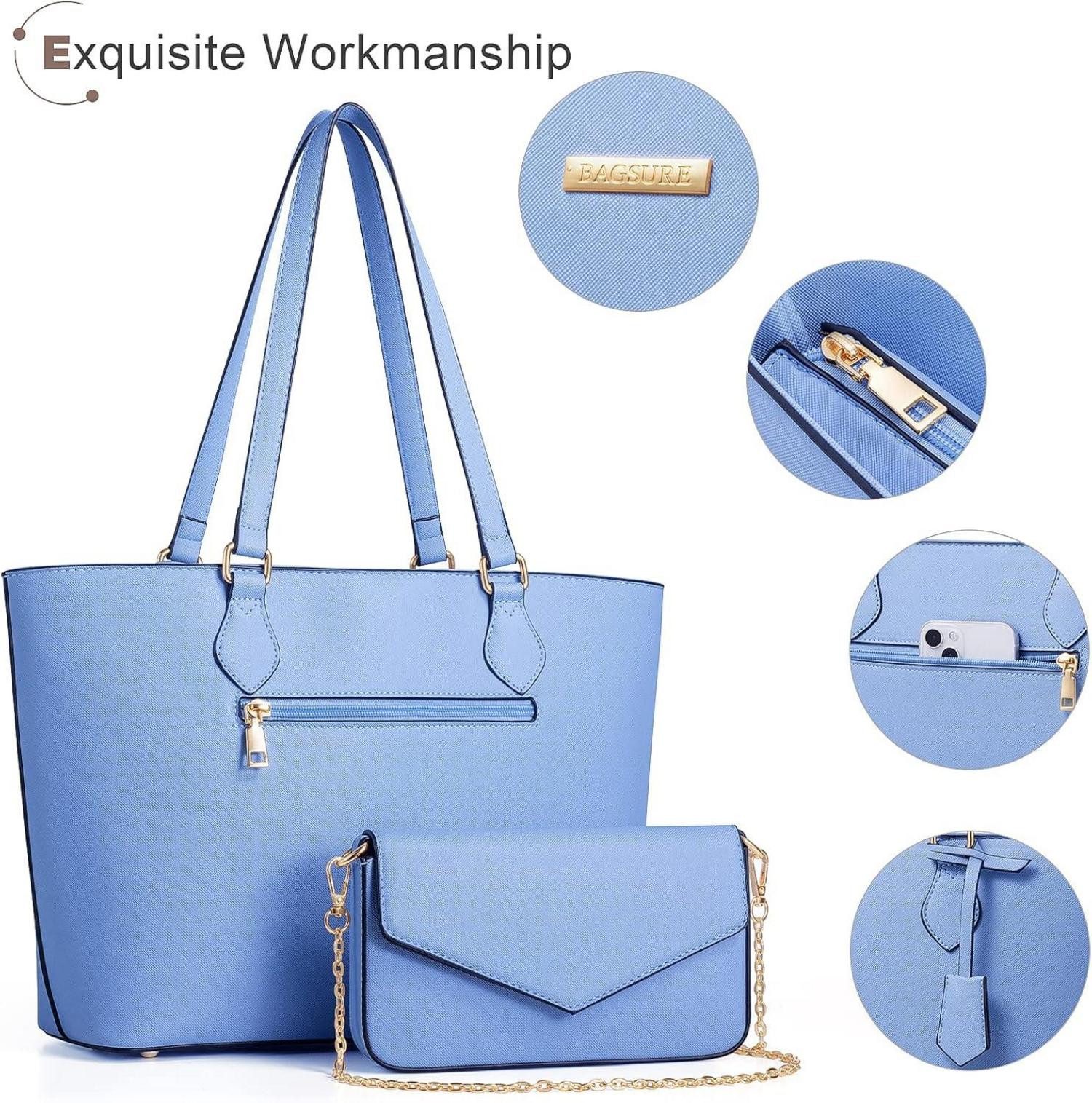 LuxusKollektion Handtasche Damen Handtaschen Set 4-teilig günstig online kaufen