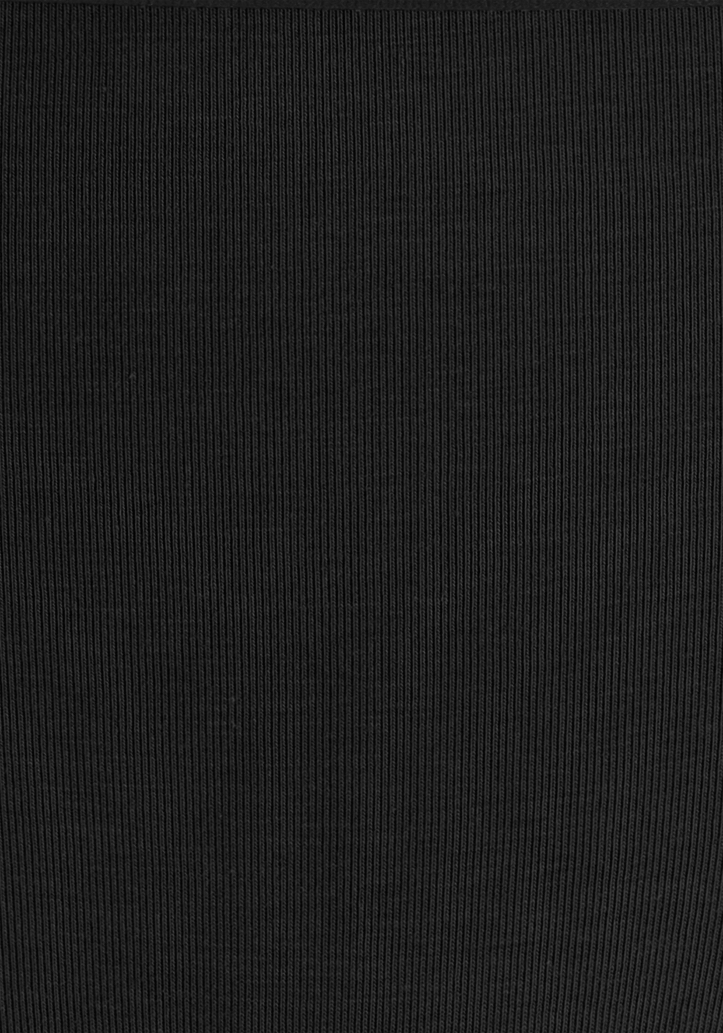 LASCANA Baumwolle elastischer aus (Packung, 4-St) Slips schwarz Jazz-Pants
