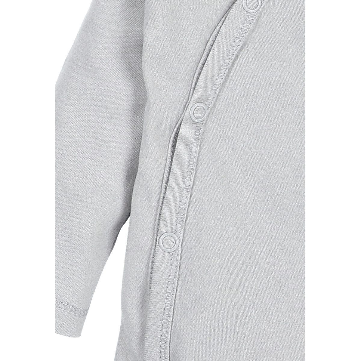NINI Langarmwickelbody Basic Unisex Kinder (1-tlg) Langarm Einteiler, Body, Longsleeve-Body, Bodysuit, Stretchbody