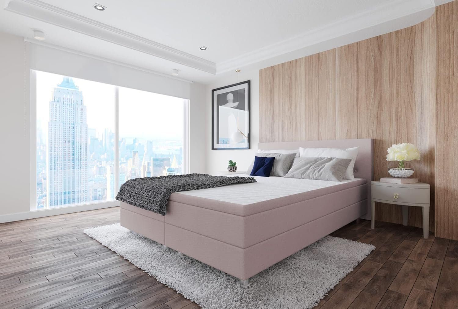 Best for Home Boxspringbett Neo Sawana Bonellfederkernmatratze mit 7 cm Top günstig online kaufen