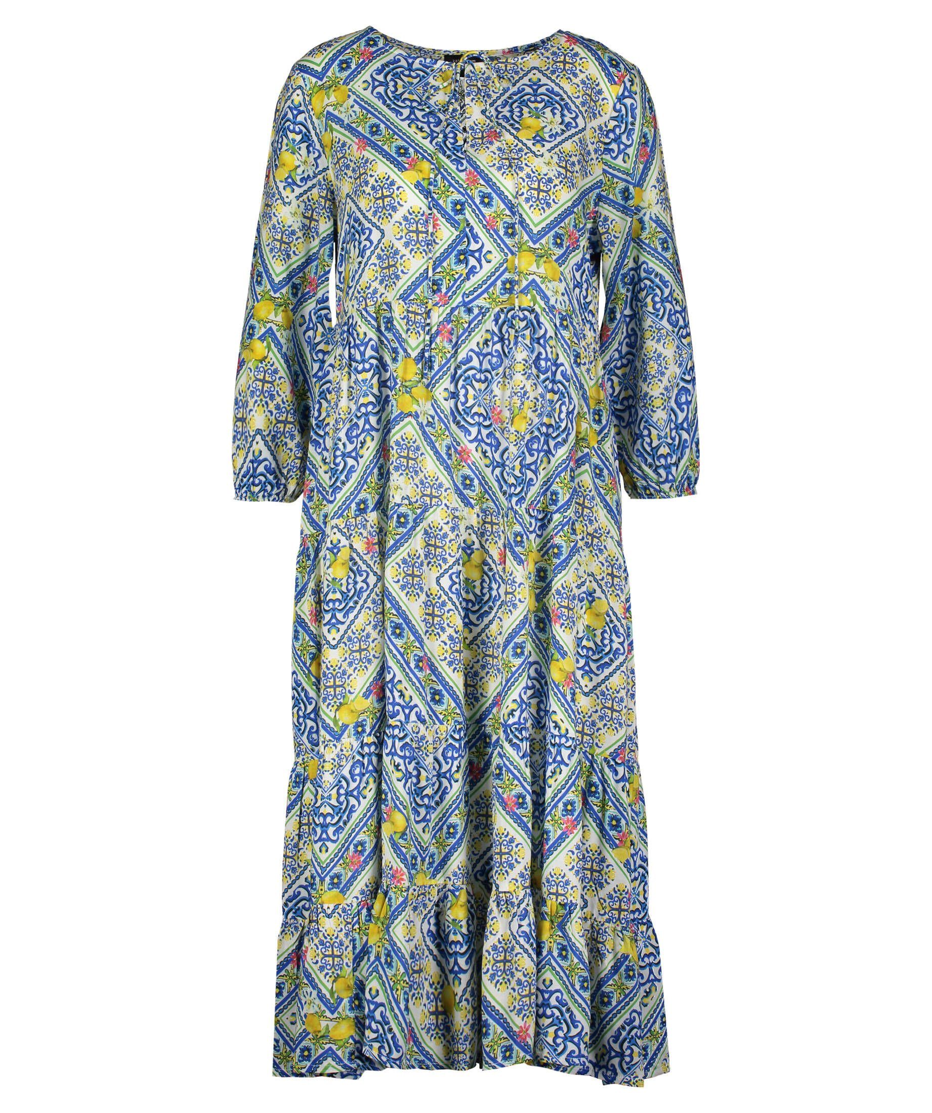 Sommerkleid Midi Storm 3/4-Arm Kate Damen Kleid (1-tlg)