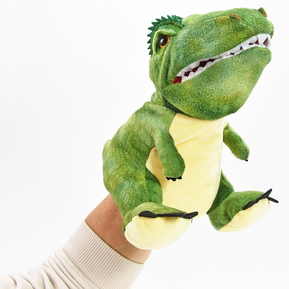 Handpuppe Puppe Dino Plüsch Kögler Spielzeug cm grün 30 T-Rex Dinosaurier