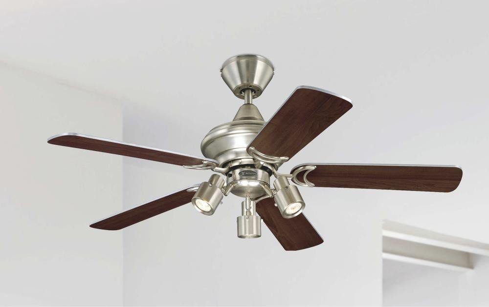 Westinghouse Deckenventilator Westinghouse Deckenventilator Kingston 105 cm mit Licht, Mit Zugschnur