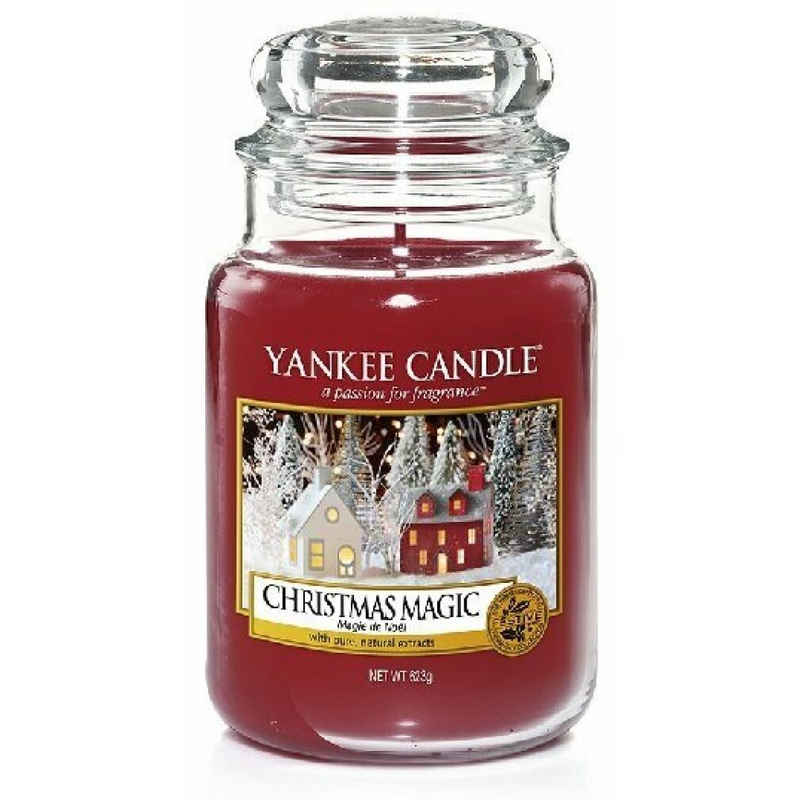 Yankee Candle Duftkerze »Yankee Candle Christmas Magic Duftkerze 623 g« (Packung)