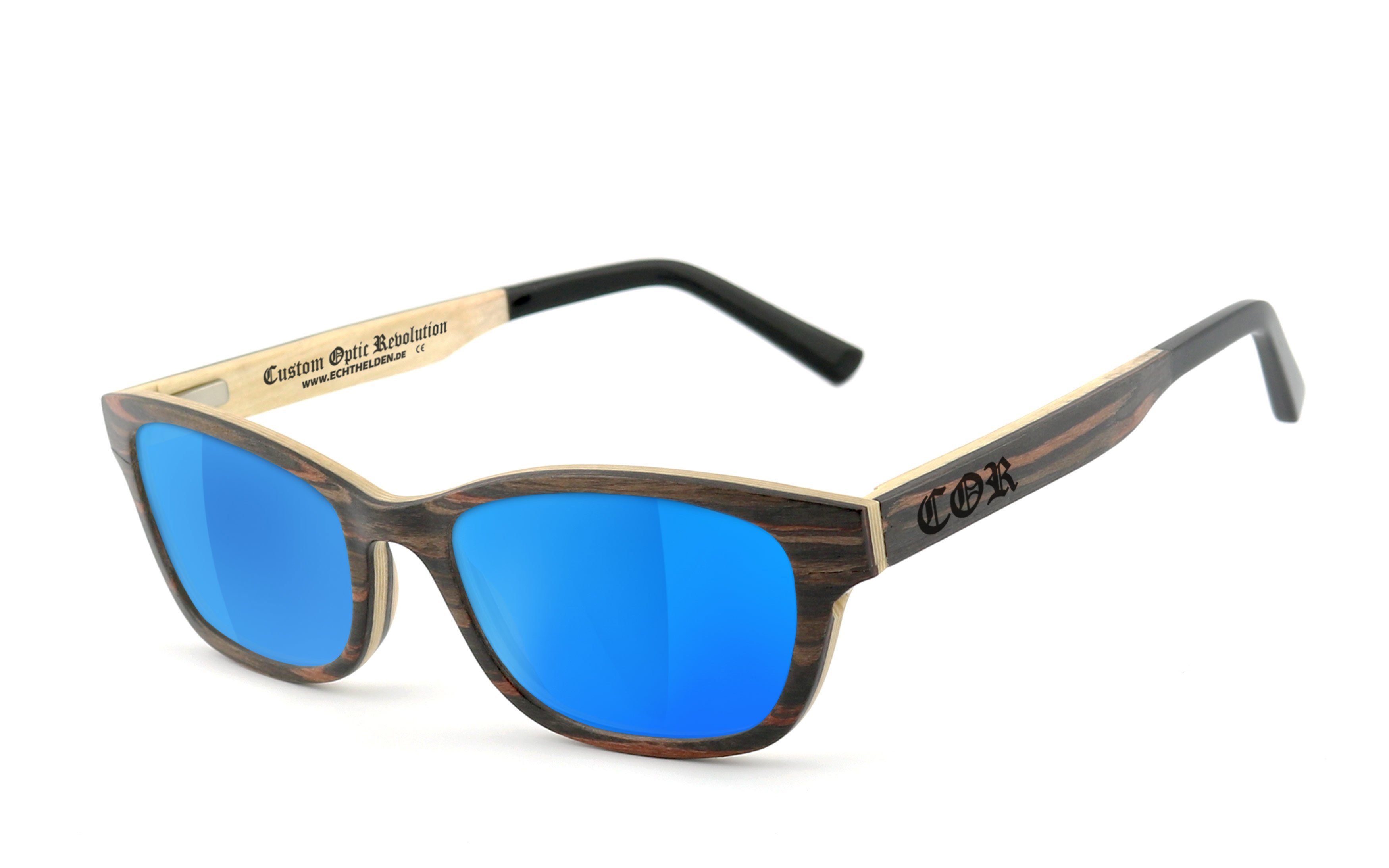 COR Sonnenbrille 011 aus Holz mit HLT® Qualitätsgläsern