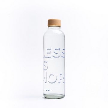 yogabox Trinkflasche CARRY 0.7 l LESS IS MORE GLAS, Regional produziert