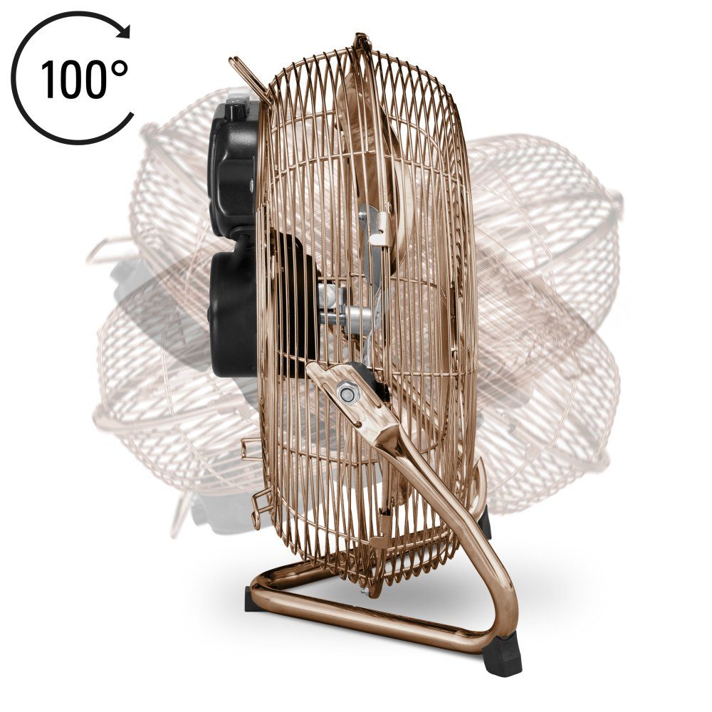 TROTEC Bodenventilator TVM 11 Kupfer Design Ventilator/ Windmaschine