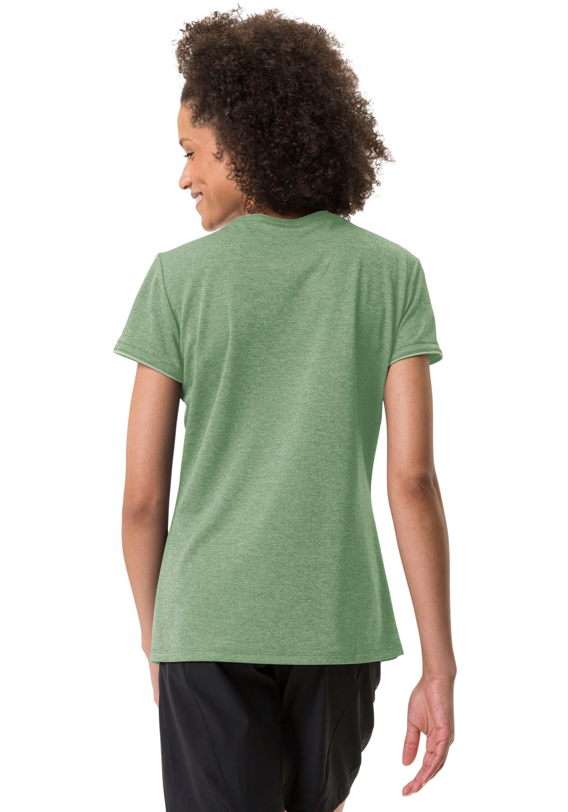 willow (1-tlg) WOMEN'S green Funktionsshirt T-SHIRT ESSENTIAL VAUDE