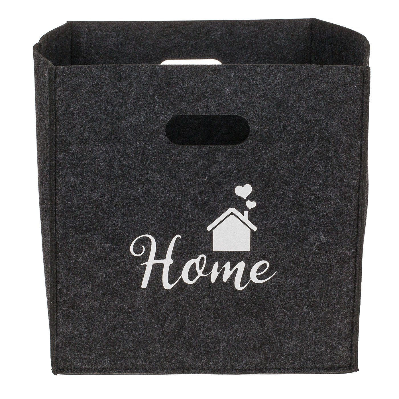 ReWu Aufbewahrungsbox Filz Aufbewahrungsbox Home 32 x 32 x 32 cm